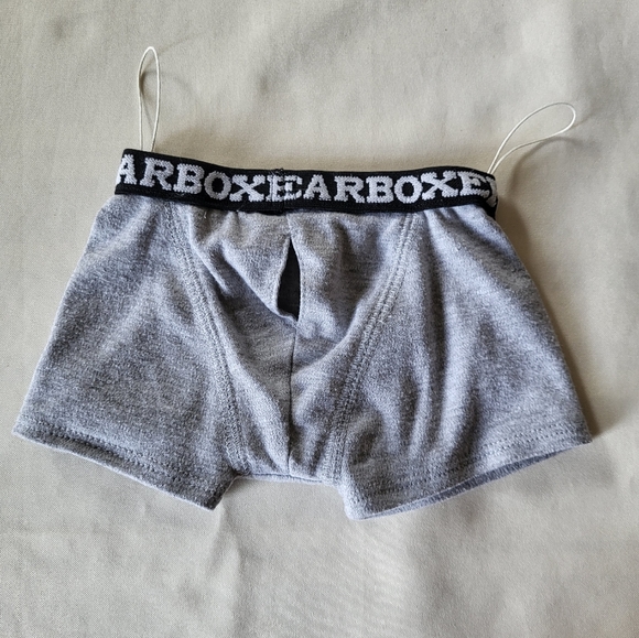 Build-a-Bear Workshop Gray bear Boxers for plush animals. Hole in back for tail. - Picture 6 of 6